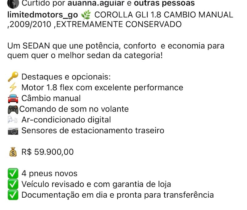Toyota Corolla 1.8 XEi - Foto 11